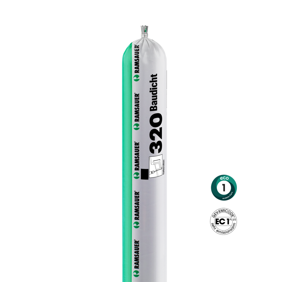 Hybrid, Baudicht 320, Betongrau, Beutel