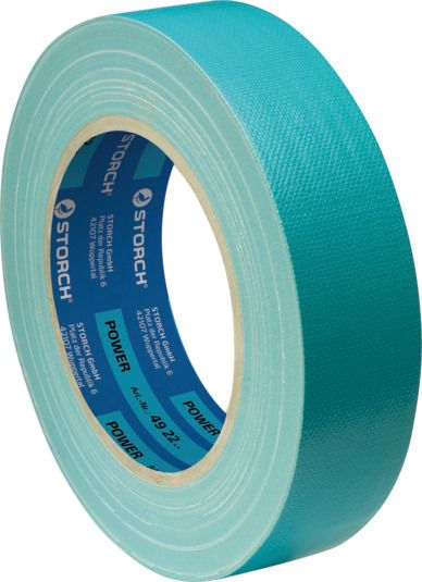 Gewebeband ST, hellblau, 38 mm x 25 m