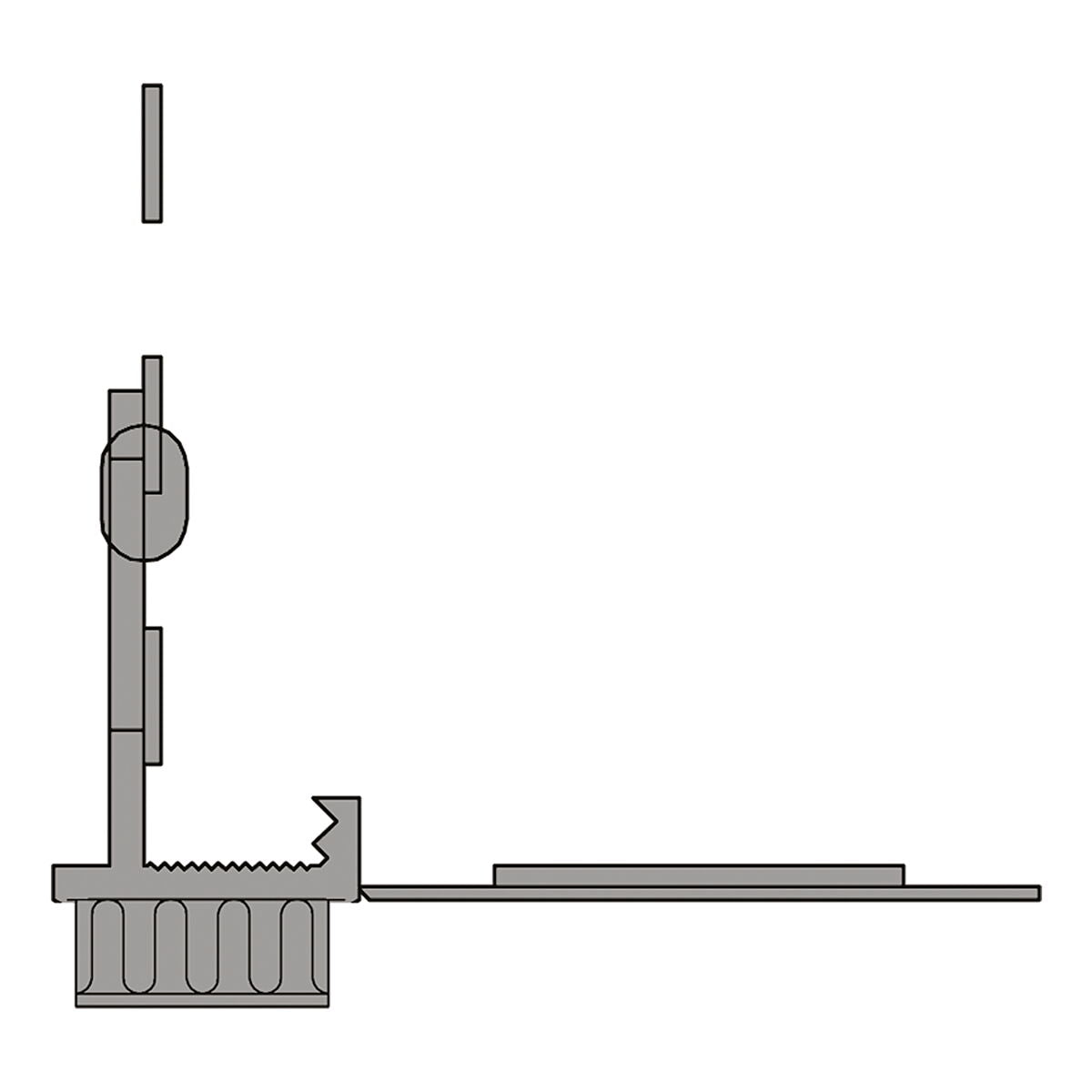Anputzleiste Dynamik PVC, für 9 mm Putz