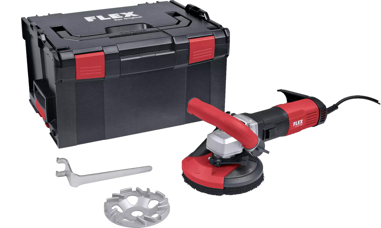 LD 16-8 125 R, Kit TH-Jet Kompakter Sanierungsschleifer für randnahes, staubfreies Schleifen, 125 mm