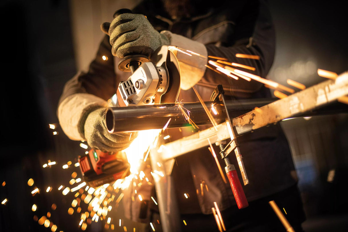 LBE 125 18.0-EC C Akku-Winkelschleifer mit variabler Drehzahl und Bremse 18,0 V, 125 mm