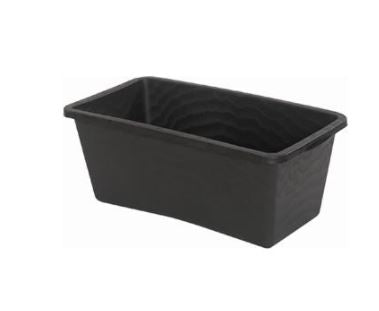 Pflastermulde Kunststoff schwarz, 40 ltr