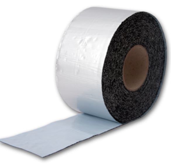 Alu-Butylband 1mm schwarz, 100mm x 10lfm