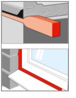 Kompriband 600 Pa 10 x 3mm, Rolle a 10m