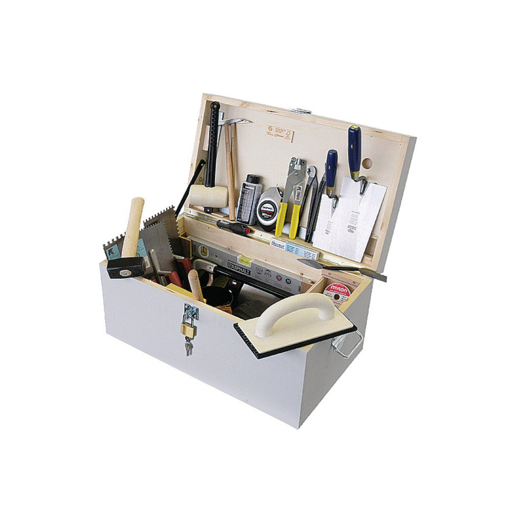 Plattenleger-Werkzeugkiste