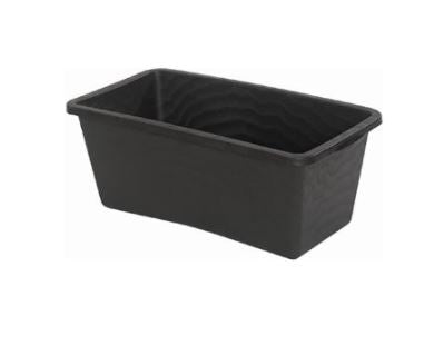 Pflastermulde Kunststoff schwarz, 90 ltr