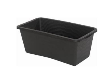 Pflastermulde Kunststoff schwarz, 65 ltr