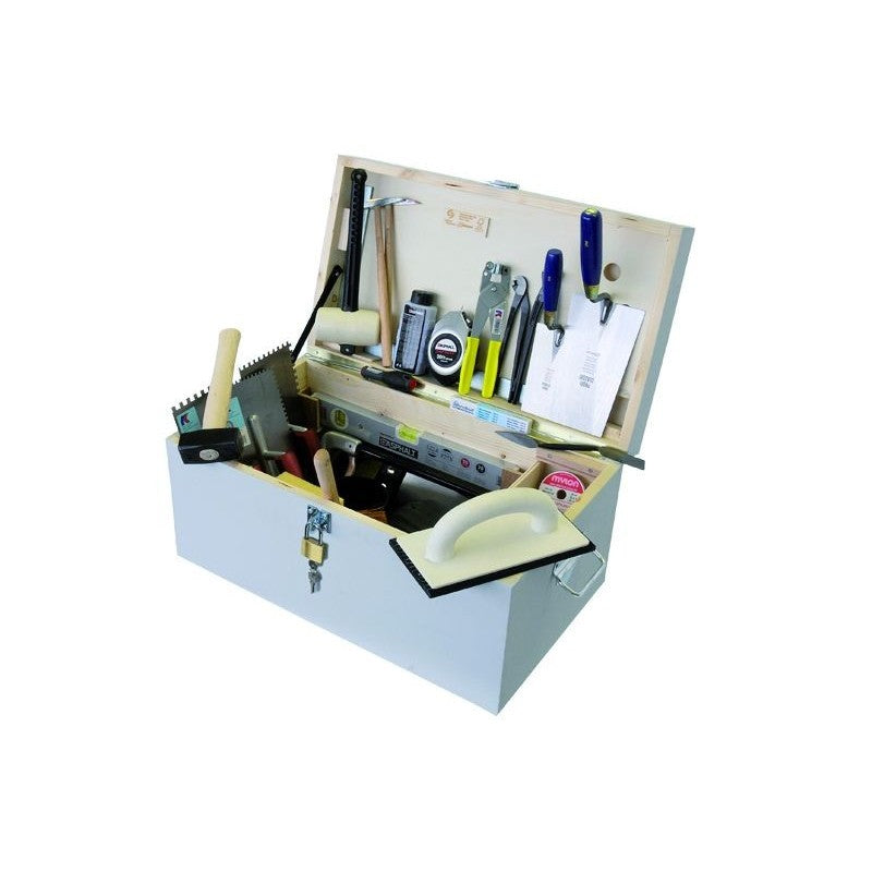 Plattenleger-Werkzeugkiste