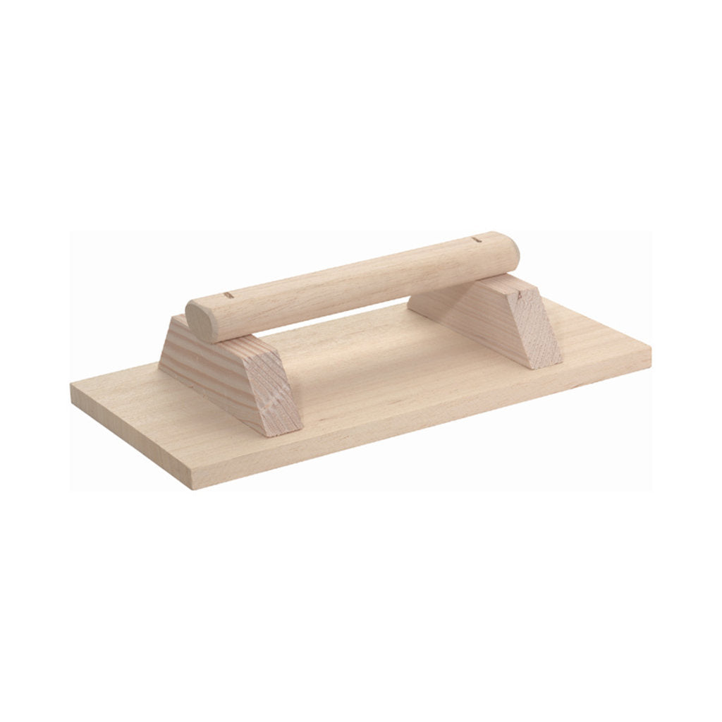 Reibscheibe, eckig, aus Abachi-Holz