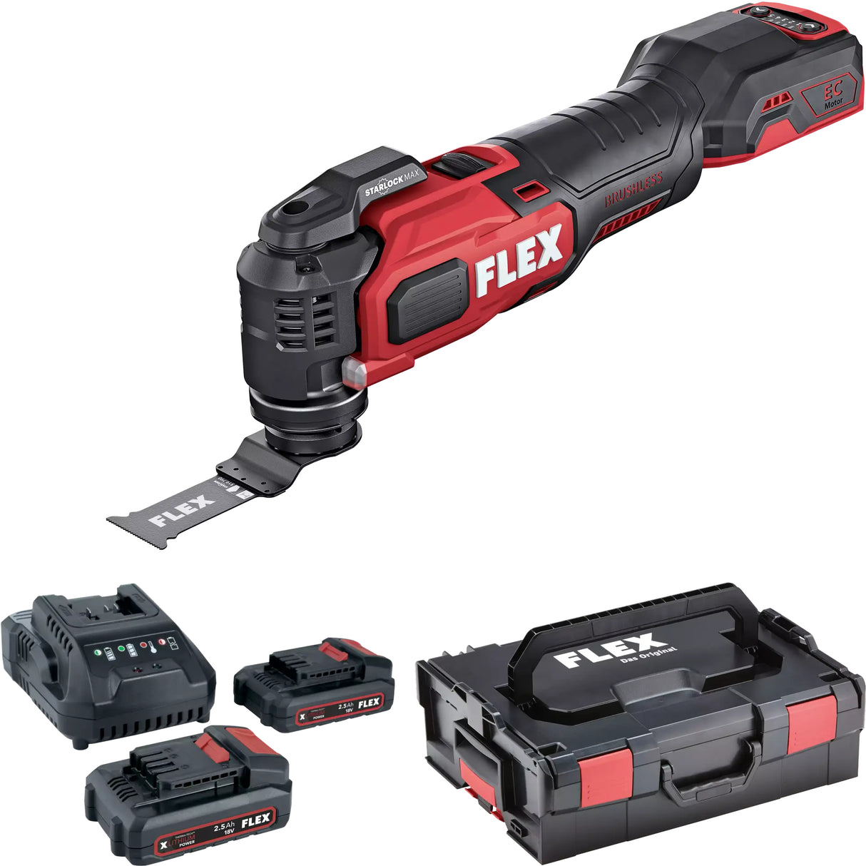 Aktion-Flex-Set MT 18.0-EC Multitool mit Starlock MAX-Aufnahme